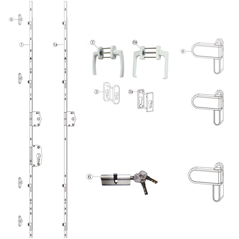 Image: UPVC Multipoint Swing Door Lock System Picture 5