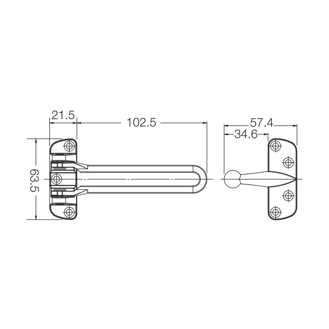 V18L Product Dimension