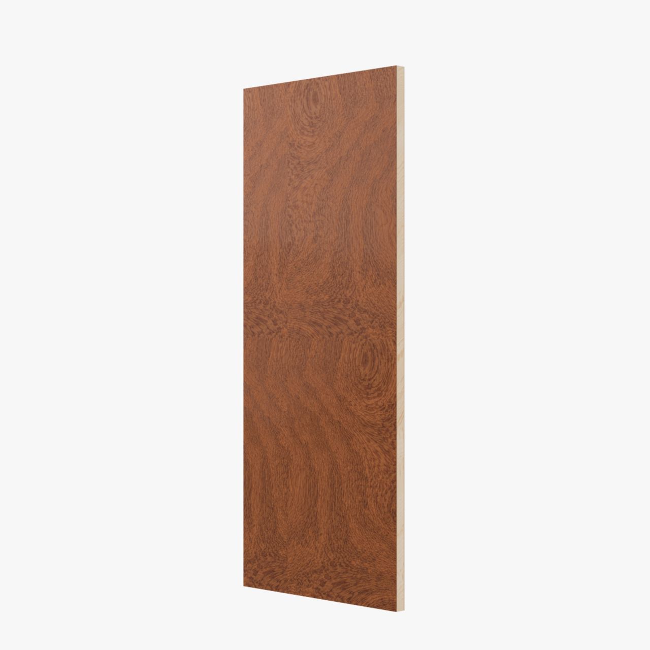 Image: A natural timber veneer look laminate on a door
