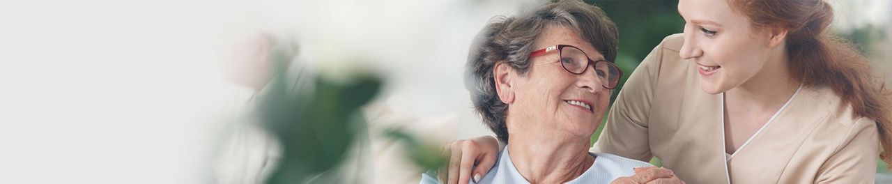 Doctor with patient in wheelchair