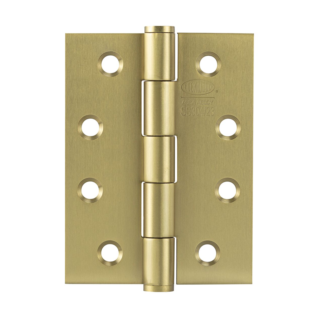 Image: Vivid Collection Hinge in Satin Brass
