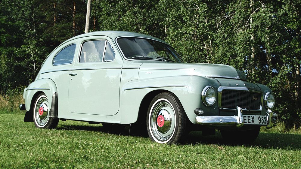 Volvo PV from the 1960s with lock from ASSA.