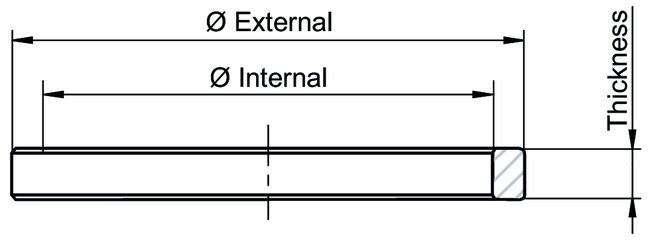 Washers NTS1,AUS=NTS1USG... technical drawing