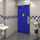 Wave to Open switch used with a Ditec HA8-LP in a restroom.