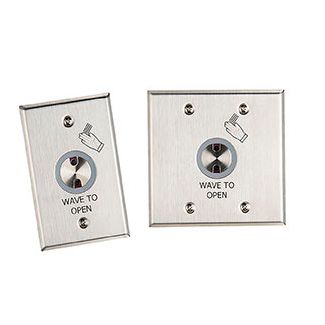 The Wave to Open comes with single and double gang face plates.