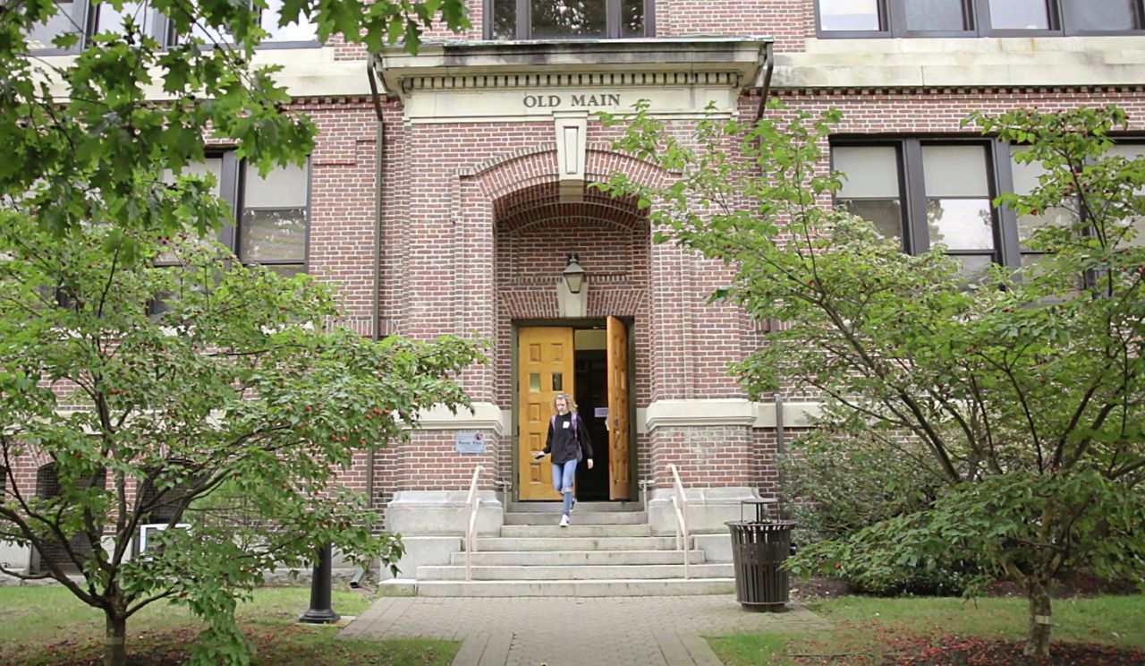 Image of Western Connecticut State University's historic Old Main building, an iconic landmark representing the university's rich heritage and academic tradition.