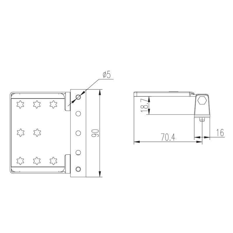 Image: Window Hinge MJ10030500 Picture 2