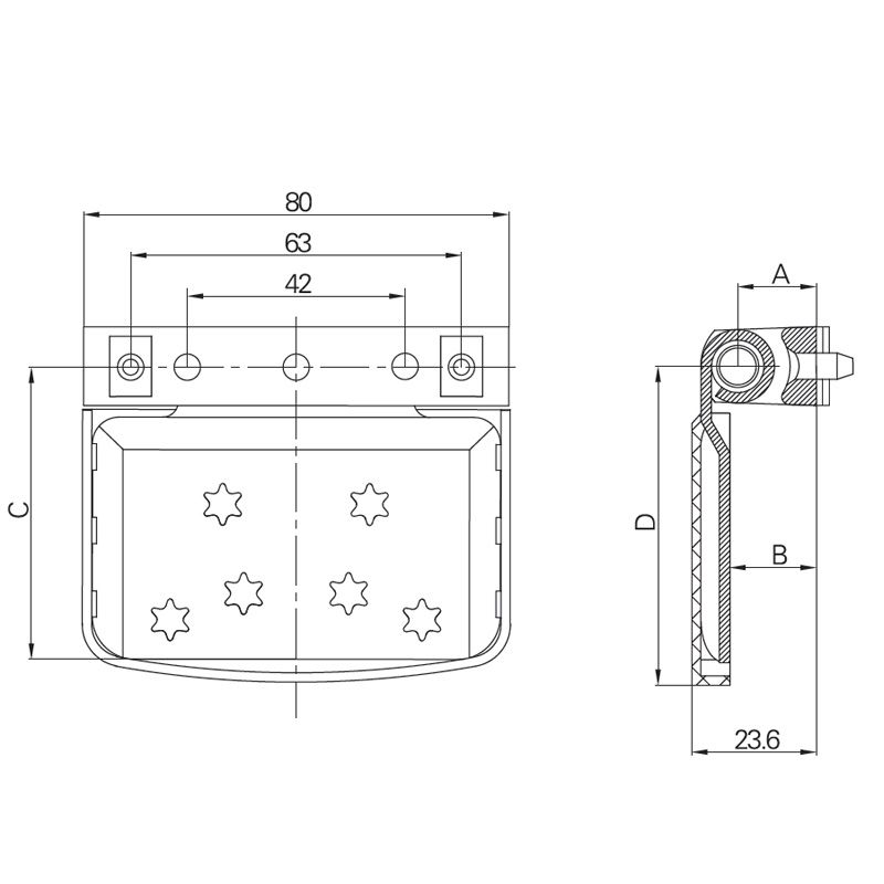 Image: Window Hinge SCJ10032300 Picture 2
