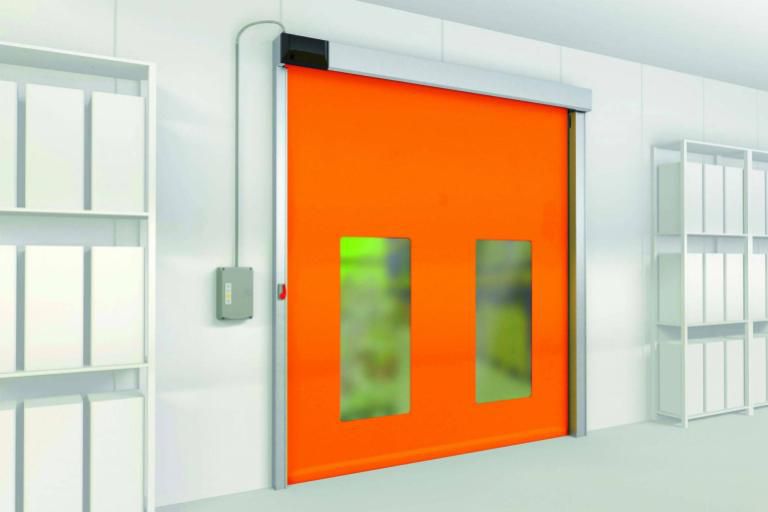 3D-render of a windowed Sector Reset door (closed)