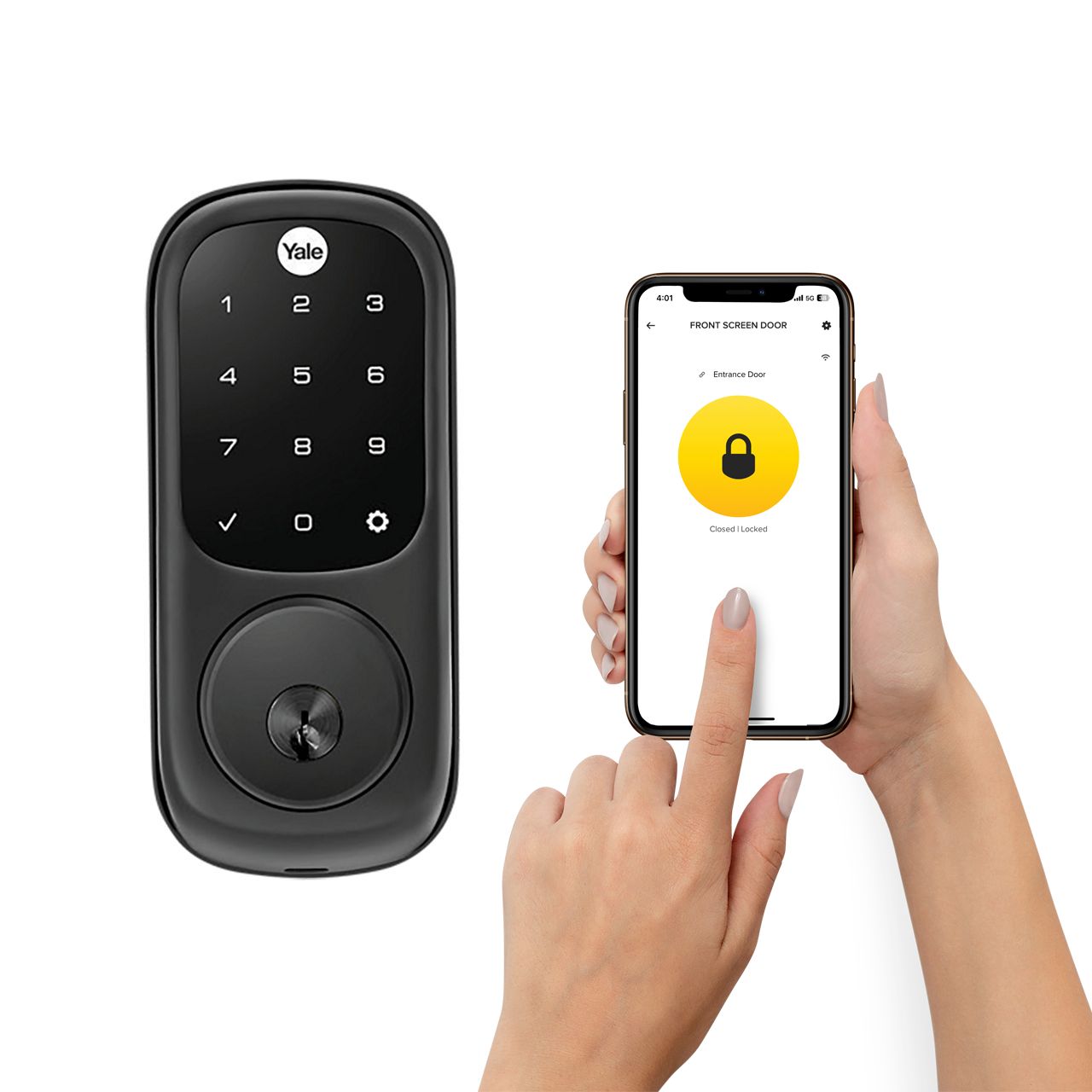 Image: Yale Assure Lock Keyed with Yale Home App