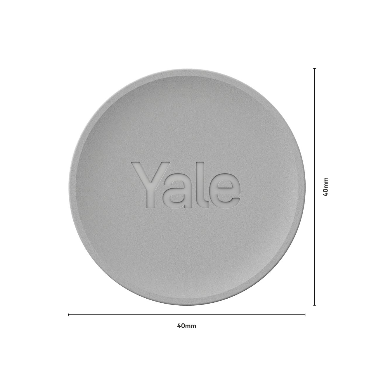 Yale dot 40 mm x 40 mm.