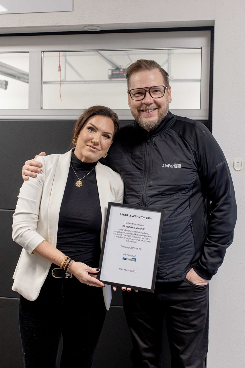 Crawford är årets leverantör 2024